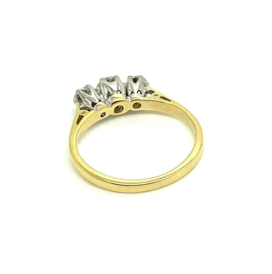 Vintage 1940s 18ct Gold 0.42ct Diamond Ring