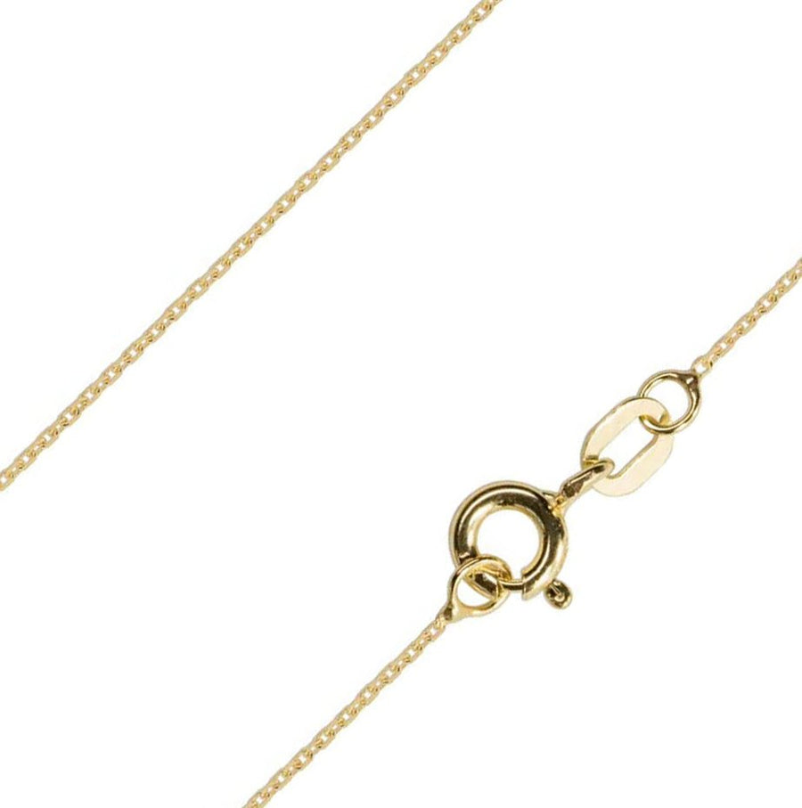 18ct Gold Diamond Cut Trace Chain