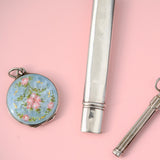 Antique 1901 Silver Carpenters Pencil Holder Necklace