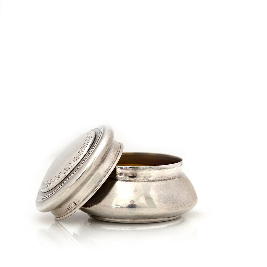 Antique 1919 Silver Gilt Pot - Mayveda Jewelry