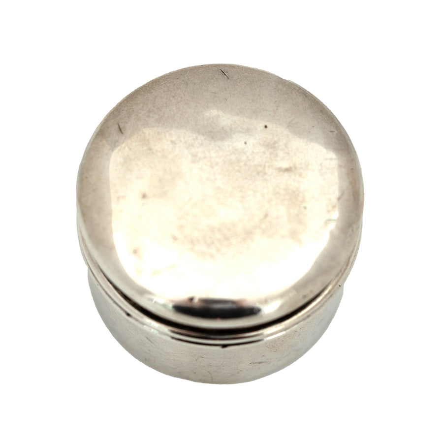 Antique 1905 Sterling Silver Vanity Pot - Mayveda Jewelry