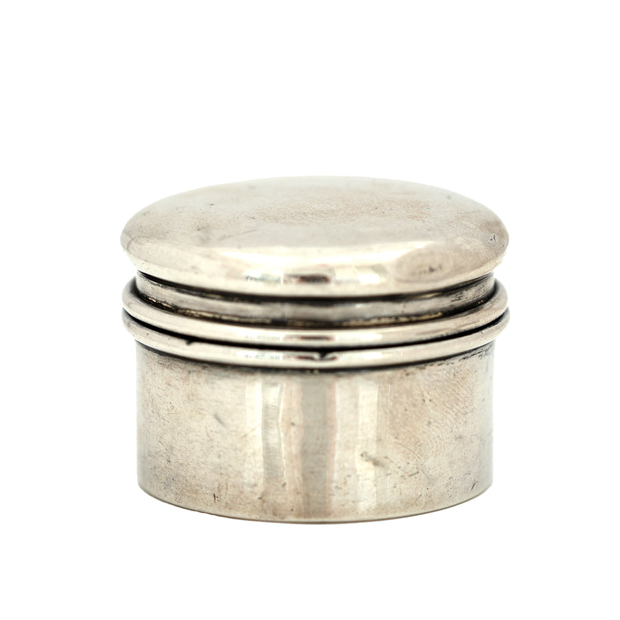 Antique 1905 Sterling Silver Vanity Pot - Mayveda Jewelry