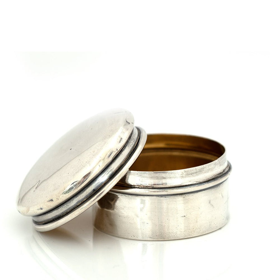 Antique 1900 Silver Gilt Pot