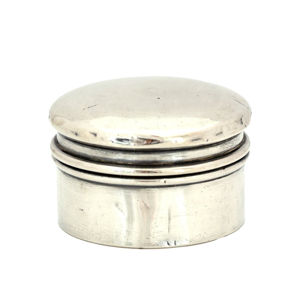 Macetero antiguo de plata dorada de 1900