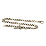 Antique 1905 Sterling Silver Albert Pocket Watch Chain Bracelet