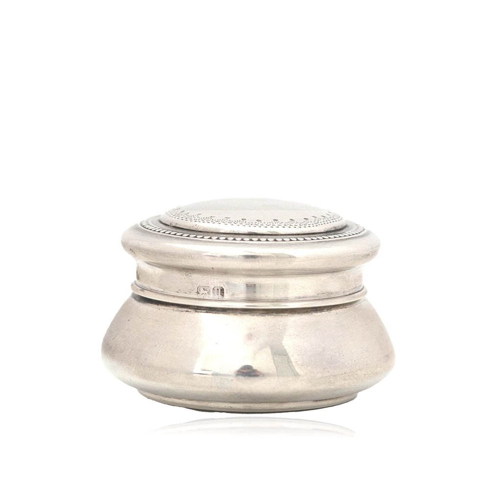 Marmita de plata sobredorada antigua de 1919