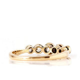 Antique 1920s Five Stone 18ct Gold Platinum 0.25ct Diamond Ring
