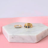 Antique 1920s Five Stone 18ct Gold Platinum 0.25ct Diamond Ring