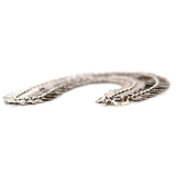 Antique c.1880s Victorian Silver Scalloped Collar Necklace