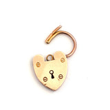 Antique c.1900s 9ct Rose Gold Padlock Necklace