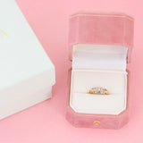 Antique Diamond Five - Stone 18ct Gold Platinum Ring