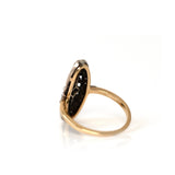 Antique Edwardian Platinum 18ct Gold Diamond Ring