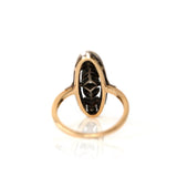 Antique Edwardian Platinum 18ct Gold Diamond Ring