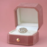 Antique Victorian 0.70ct Diamond 14ct Gold Ring