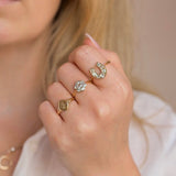 Antique Victorian 0.8ct Diamond Horseshoe 18ct Gold Ring