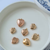 Antique Victorian 9ct Gold Heart Locket Necklace