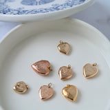 Antique Victorian 9ct Gold Heart Locket Necklace