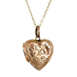 Antique Victorian 9ct Yellow Gold Victorian Locket Necklace