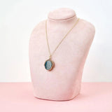 Antique Victorian Carnelian Bloodstone Swivel Fob 9ct Gold Necklace