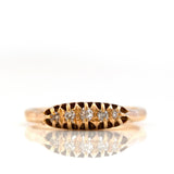 Antique Victorian Diamond Five Stone 18ct Gold Ring