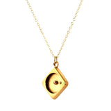 Antique Victorian Diamond Swallow 9ct Gold Necklace