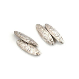 Antique Victorian Ladies Silver Engraved Cufflinks