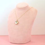 Antique Victorian Pearl Ruby 9ct Rose Gold Locket