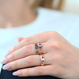 Antique Victorian REGARD Gemstone 15ct Gold Ring