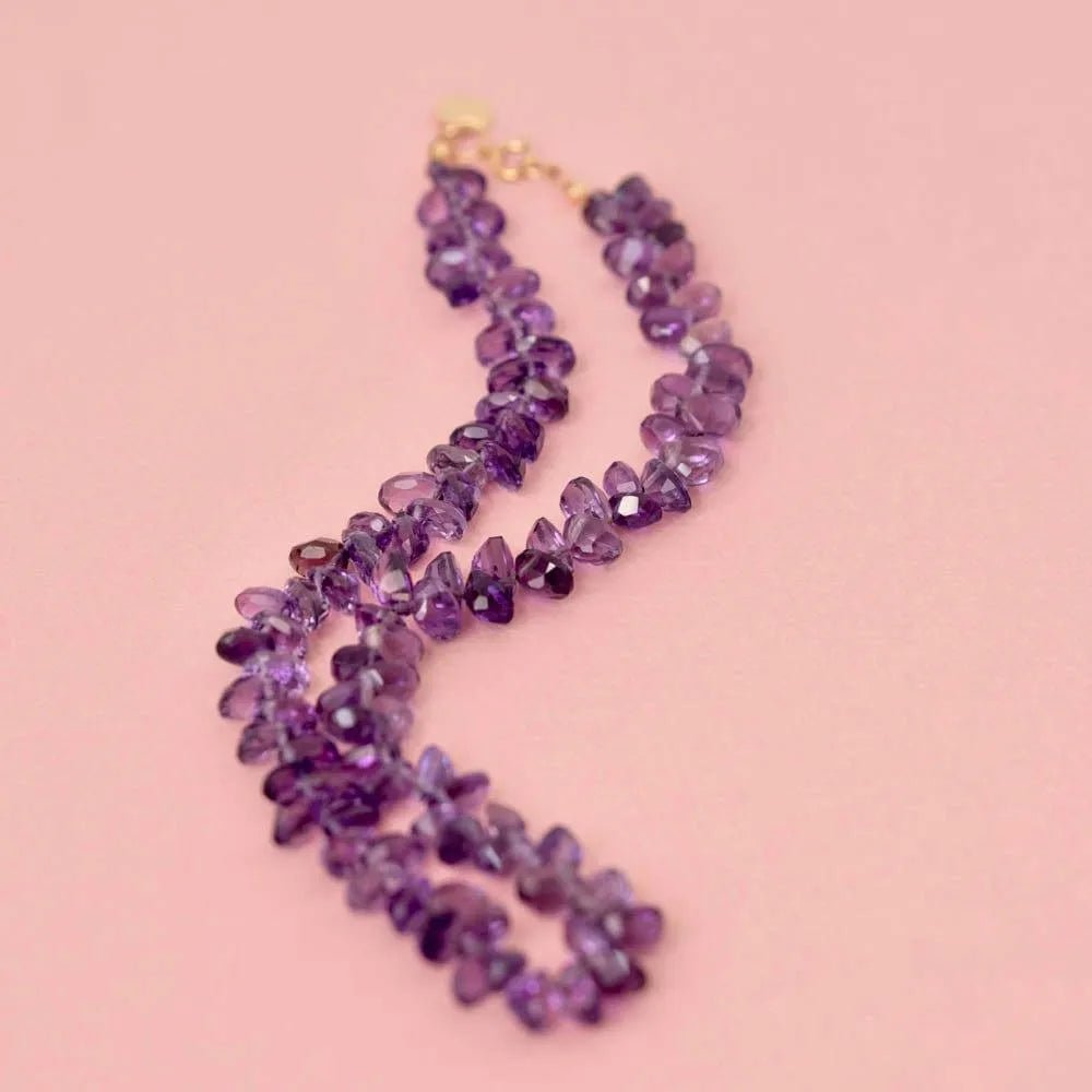 Beaded Amethyst Necklace, view 7