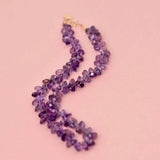 Beaded Amethyst Necklace