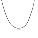 Beaded Black Diamond Necklace