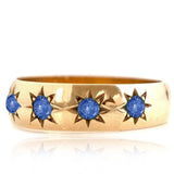 Celestial 18ct Gold Sapphire Star Ring