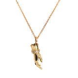 Constance Hand Ruby, Pearl and Diamond 14K Gold Pendant Necklace