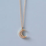 Constance Crescent Diamond Pendant
