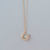 Constance Horseshoe Diamond Pendant