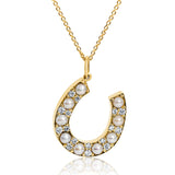 Constance Horseshoe Diamond Pendant
