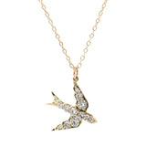 Constance Swallow Diamond Pendant