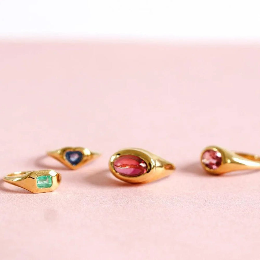 Custom | Signet Gemstone Ring