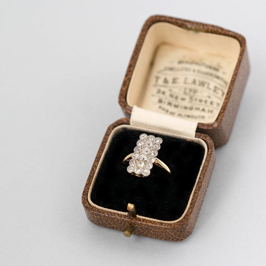 EDWARDIAN Rings Antique Edwardian 0.82ct Old European Cut Diamonds 18ct Gold Ring Mayveda Jewellery