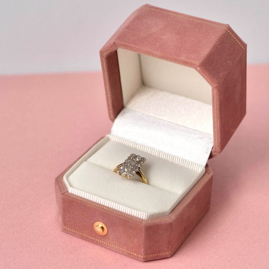 EDWARDIAN Rings Antique Edwardian 0.82ct Old European Cut Diamonds 18ct Gold Ring Mayveda Jewellery