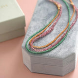 Emerald 18ct Gold Gemstone Necklace