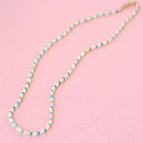 Handmade Opal & Turquoise Gemstone Necklace