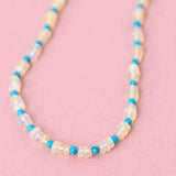 Handmade Opal & Turquoise Gemstone Necklace