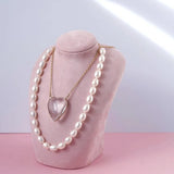 Handmade Pearl 9ct Gold Beaded Necklace