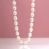 Handmade Pearl 9ct Gold Beaded Necklace