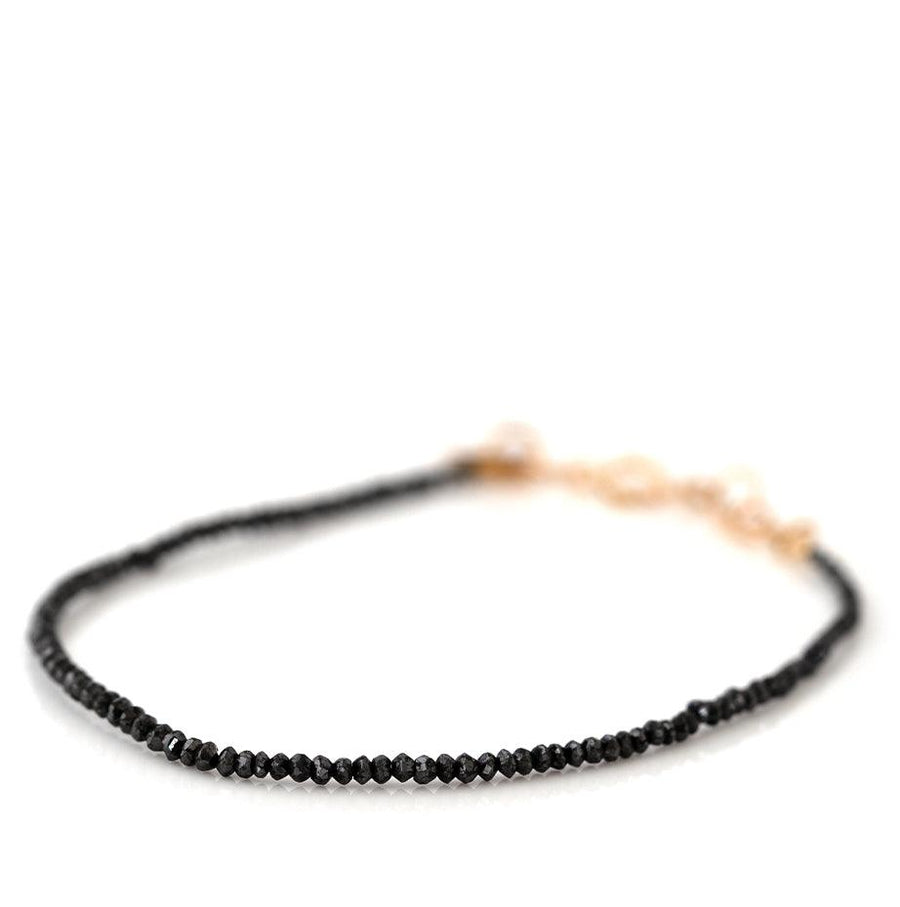 Beaded Black Diamond Bracelet - Mayveda Jewelry