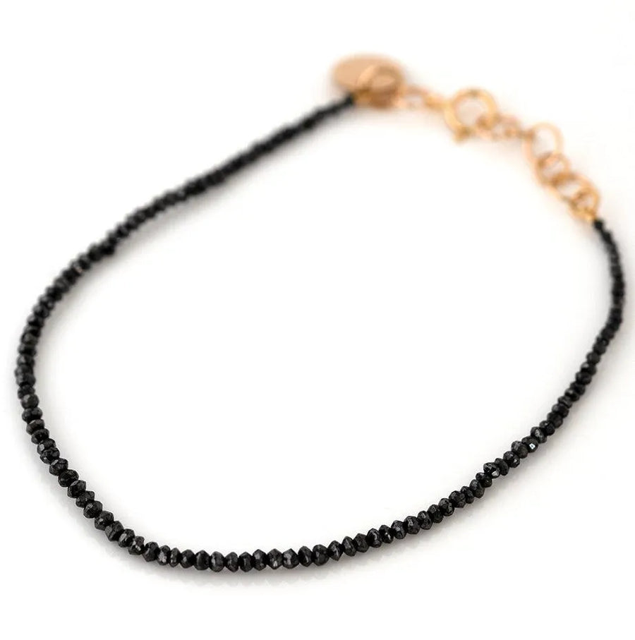 Beaded Black Diamond Bracelet - Mayveda Jewelry