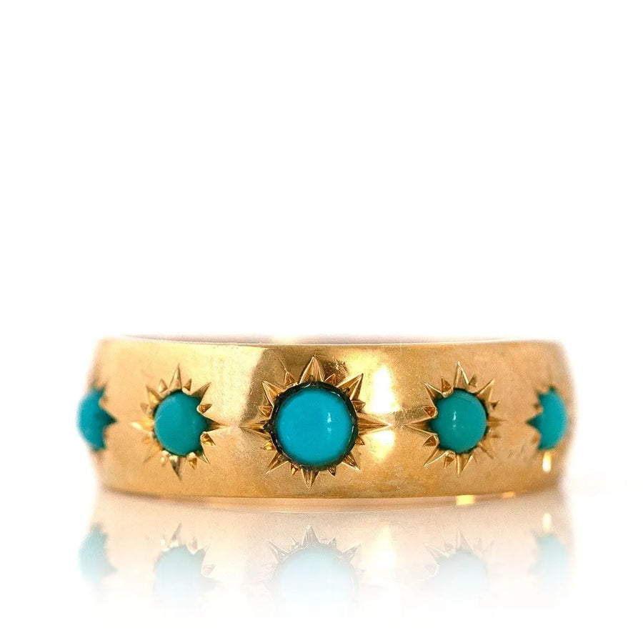 Celestial 18ct Gold Gemstone Star Ring - Mayveda Jewelry