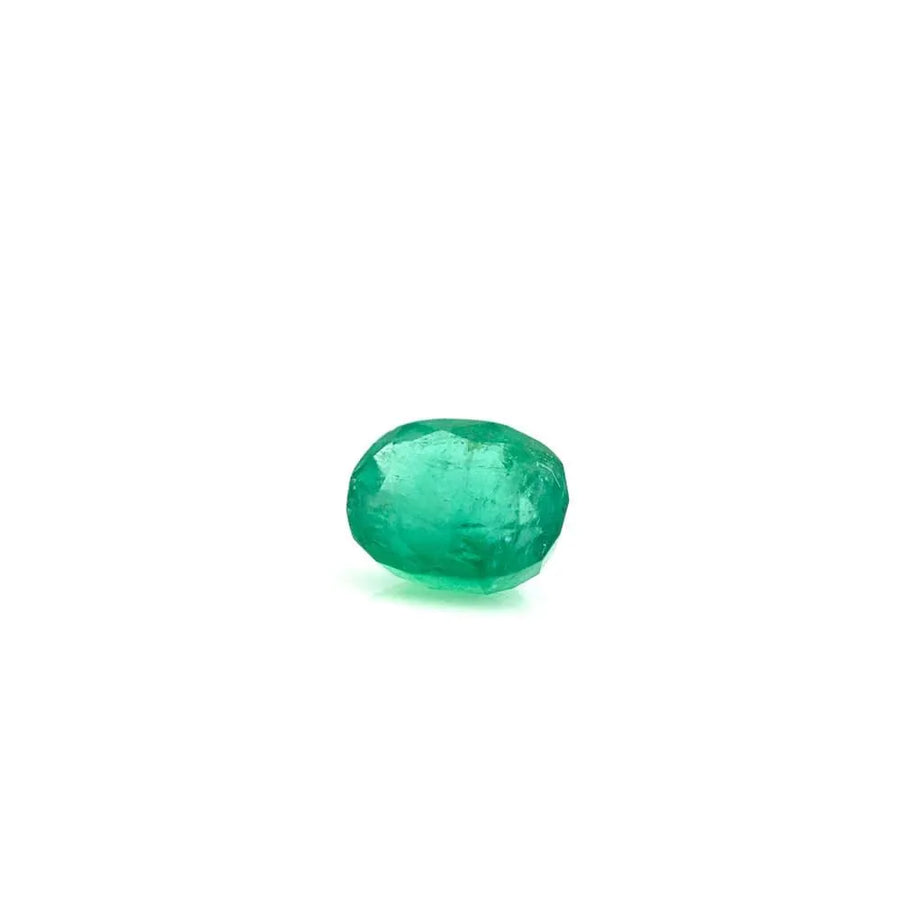 Green Emerald 0.67ct Oval Gemstone - Mayveda Jewelry