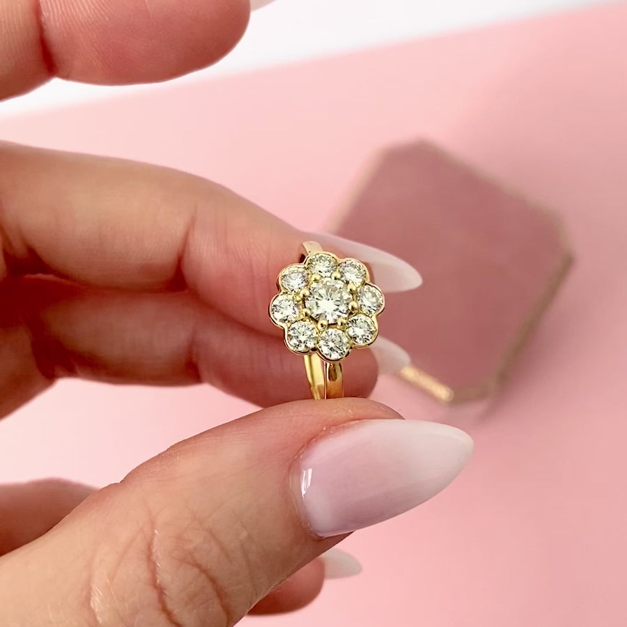 Bloom 18ct Gold Flower Ring